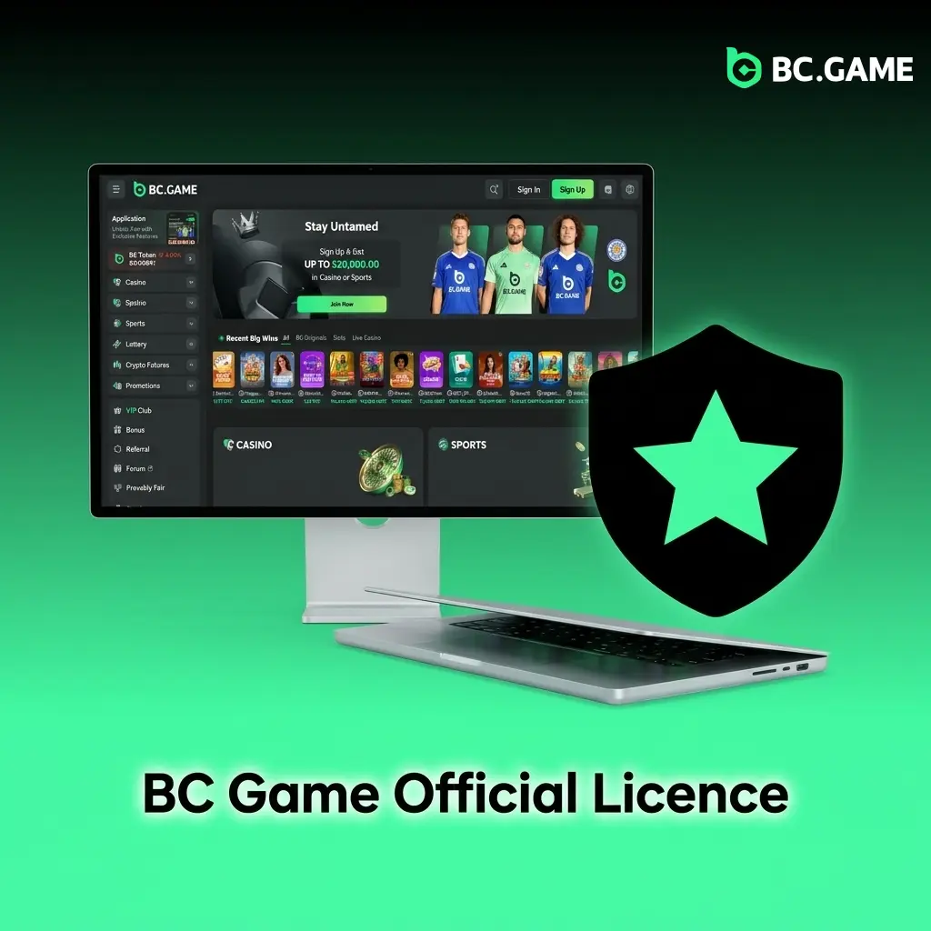 BC Game Curaçao Gaming Authority licence No. 365/JAZ ensuring fair play and regulated deposits for Pakistan players