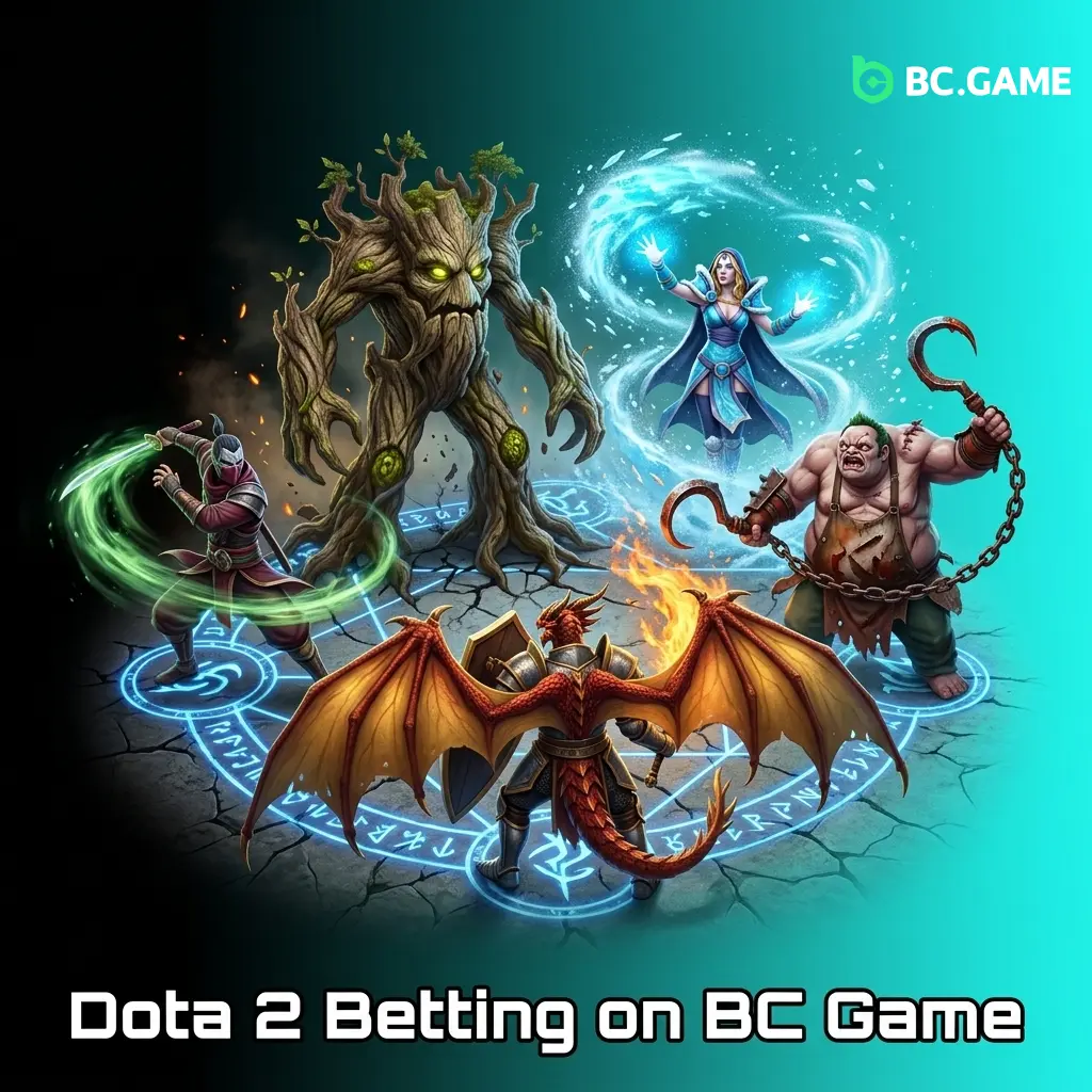 Dota 2 betting on BC Game covering The International, ESL One and DPC Regional Leagues with live odds
