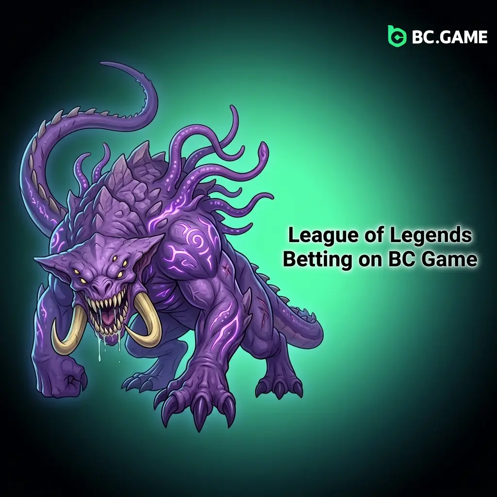 League of Legends betting on BC Game covering LoL Worlds, MSI, LCK, LPL with match winner and live betting markets