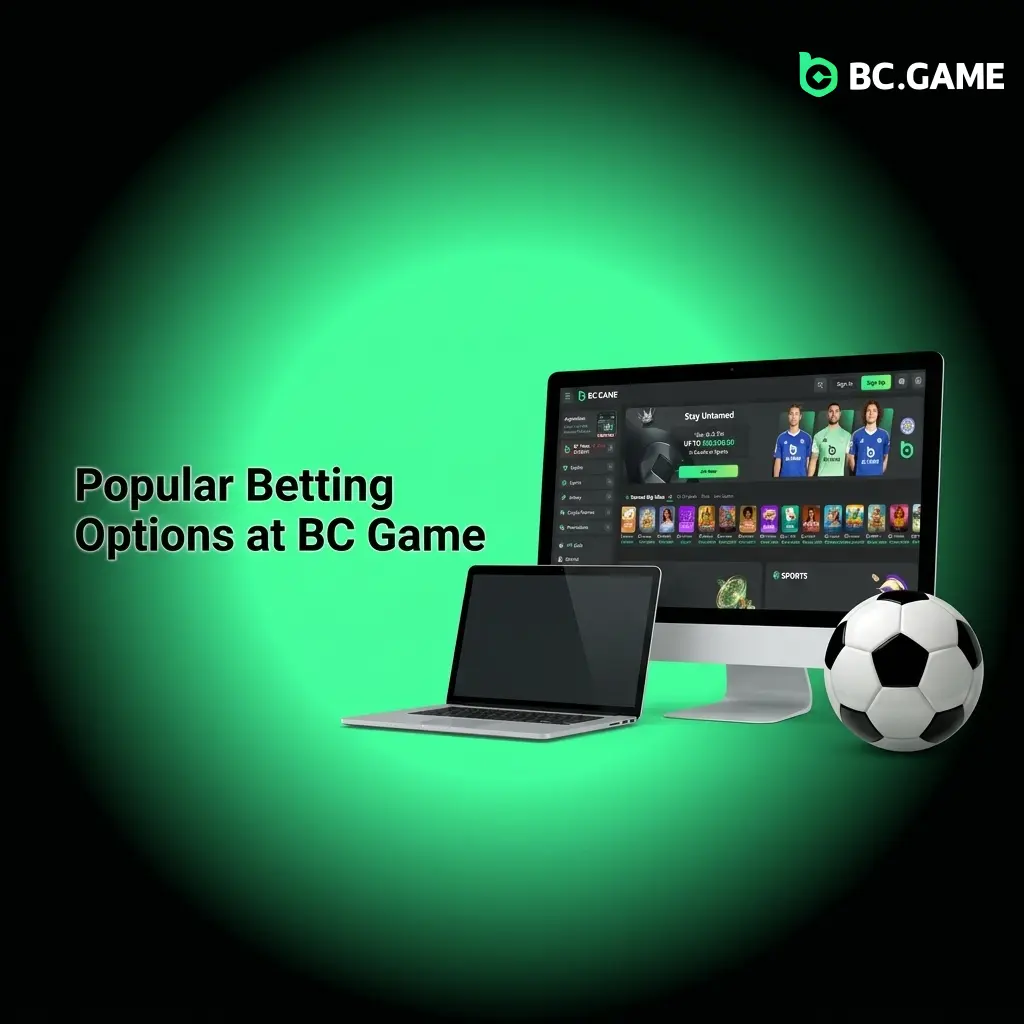 Live, pre-match, and virtual betting options at BC Game sportsbook for Pakistan players